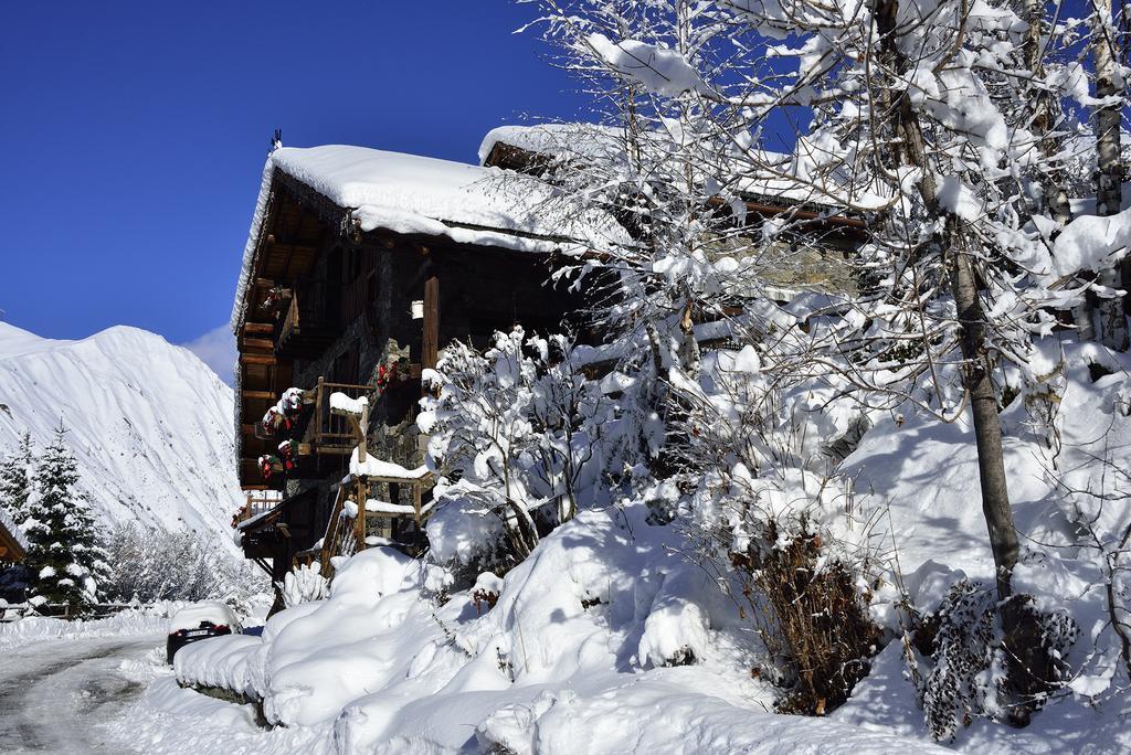 Appartement Cosy Pour 4 Personnes En Chalet De Pierres Saint-Martin-de-Belleville Exterior photo