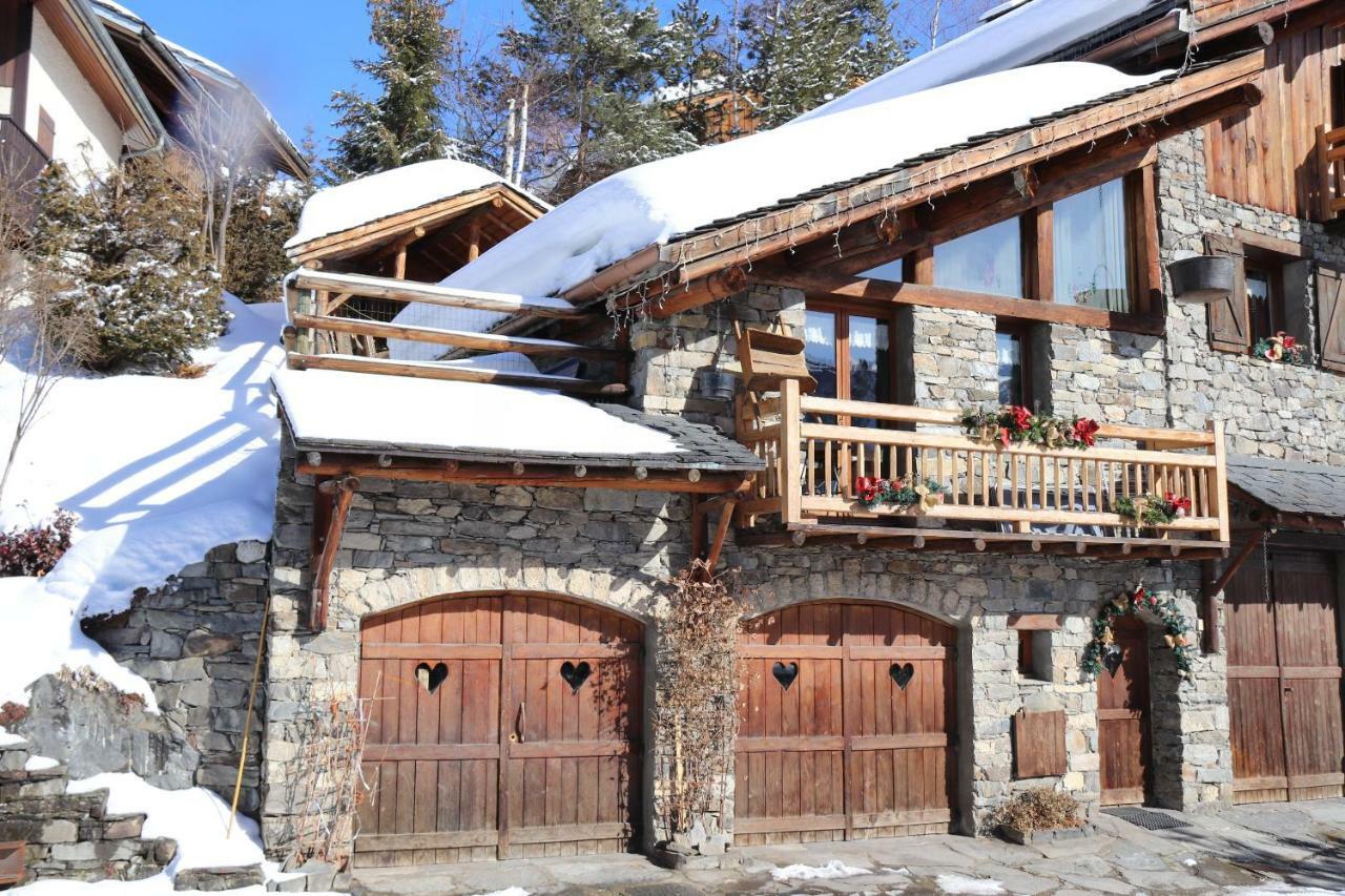 Appartement Cosy Pour 4 Personnes En Chalet De Pierres Saint-Martin-de-Belleville Exterior photo